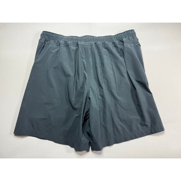 Free Fly Men's Lined Drawstring Elastic Waist Blue 7.5" Breeze Shorts - Size XL - Picture 3 of 4